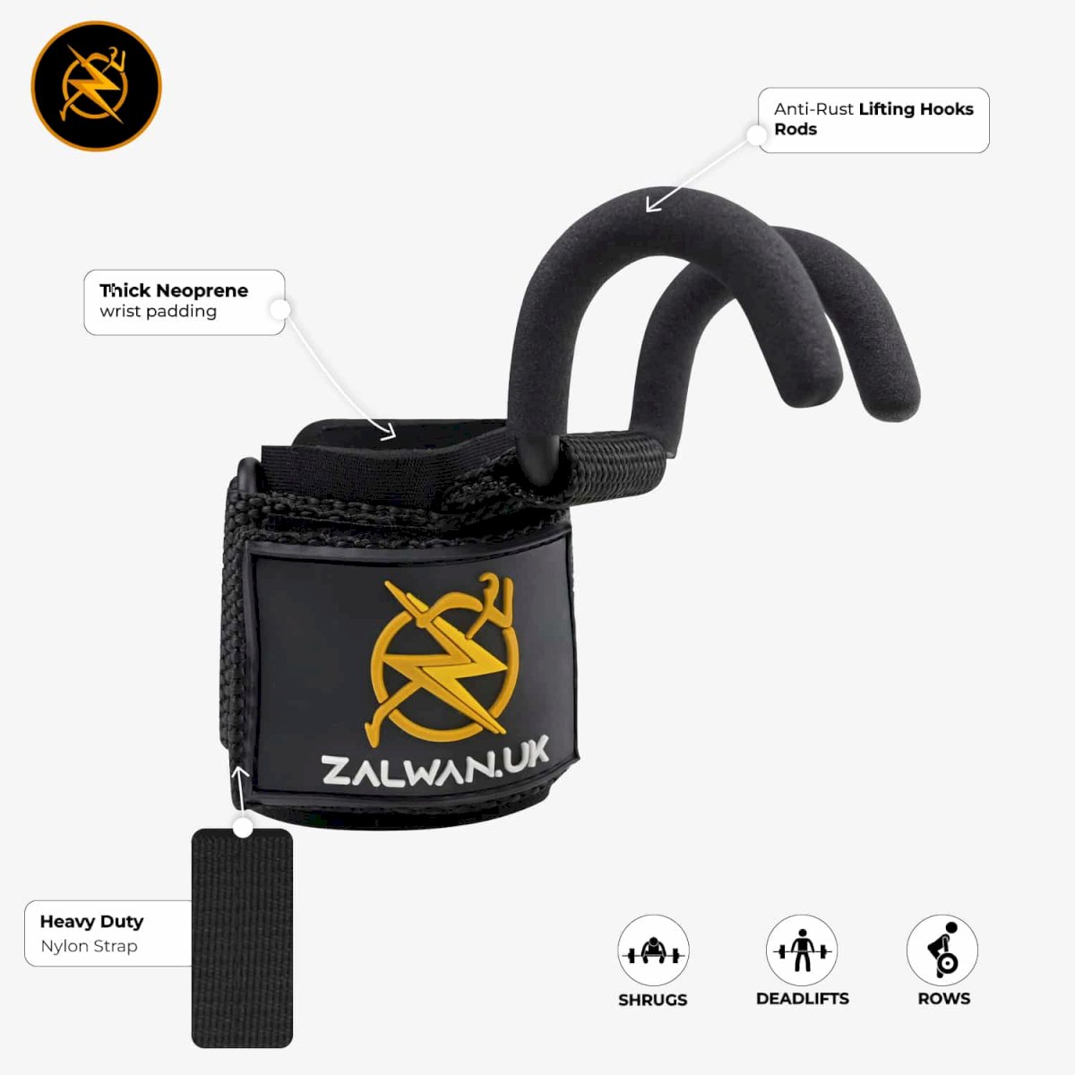 Gym Hook Strap Bar