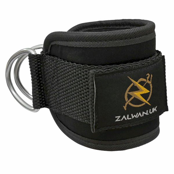 Weightlifting Ankle Straps – D-Ring Cable Attachment for Leg Workouts