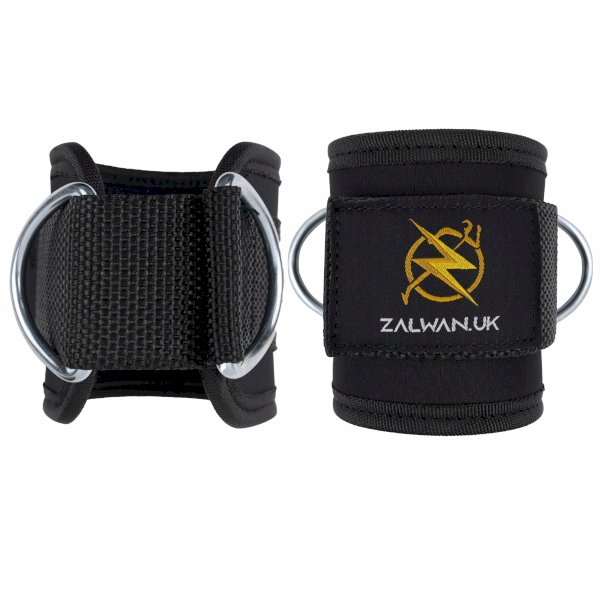 Weightlifting Ankle Straps – D-Ring Cable Attachment for Leg Workouts